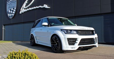 Range Rover z pakietem stylistycznym Lumma Design CLR R GT Evo