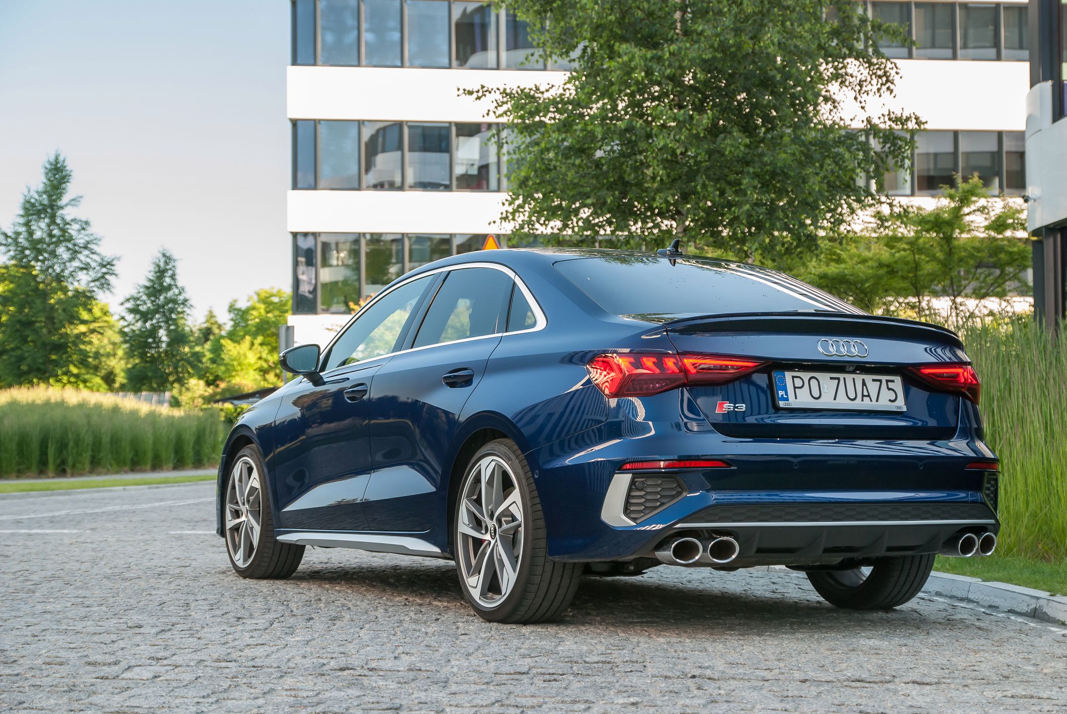 Audi S3 - wszystkie końcówki układu wydechowego są prawdziwe