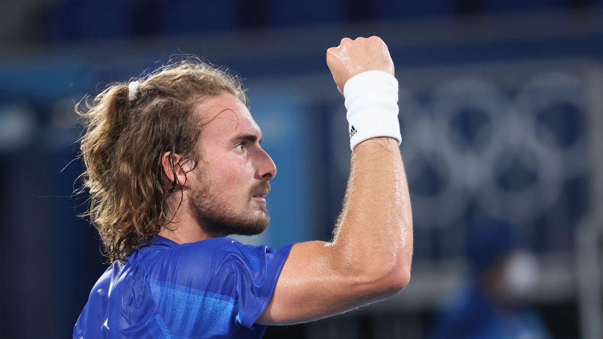PAP/EPA / WU HONG / Na zdjęciu: Stefanos Tsitsipas