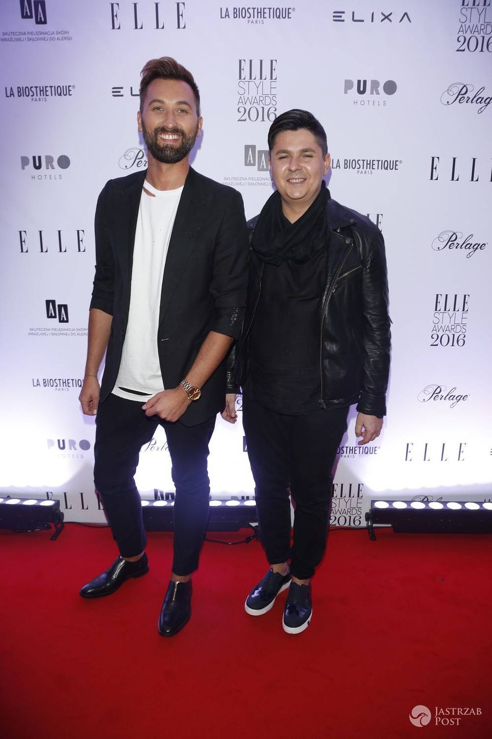 Radek Rociński i Piotr Sałata na imprezie Elle Style Awards 2016