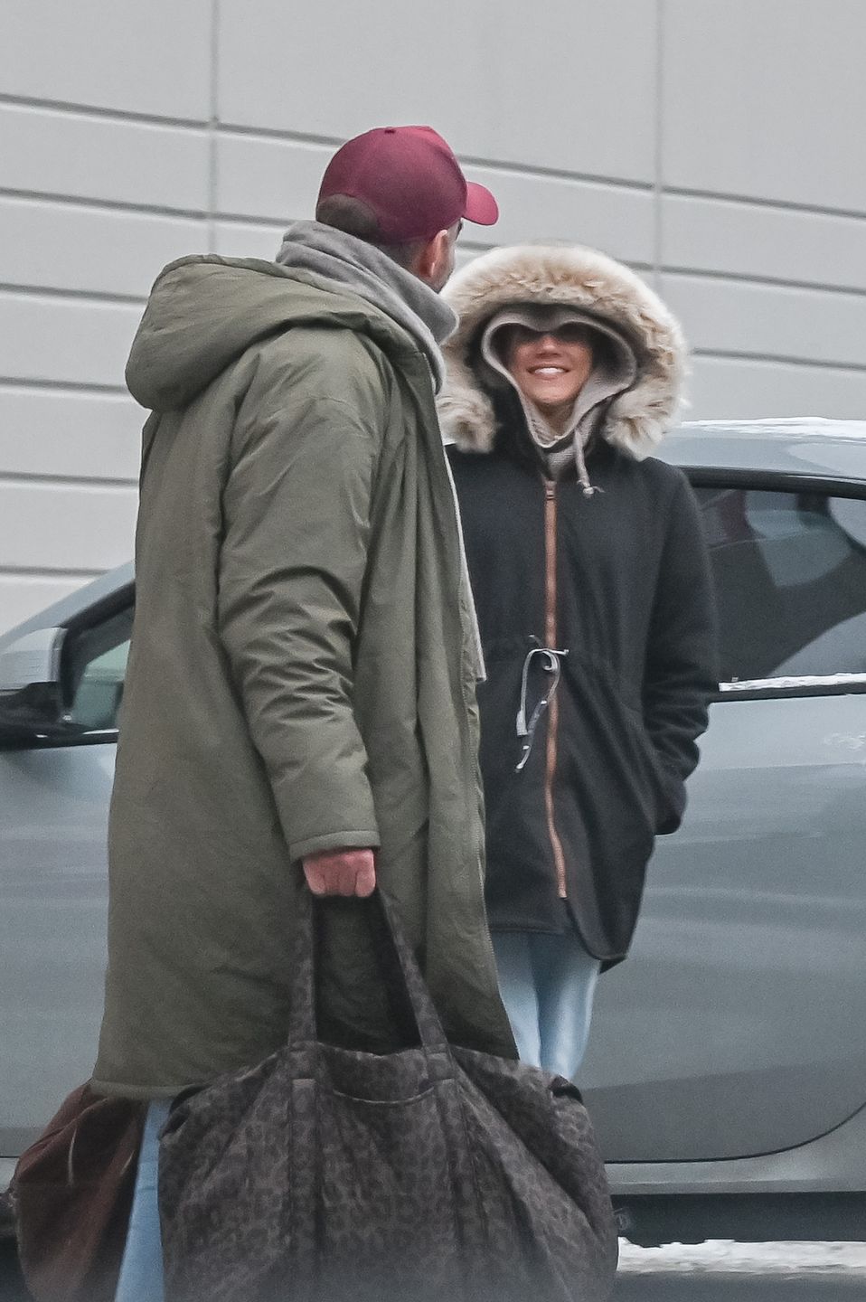 Agnieszka Kaczorowska i Marcin Rogacewicz wracają z treningu