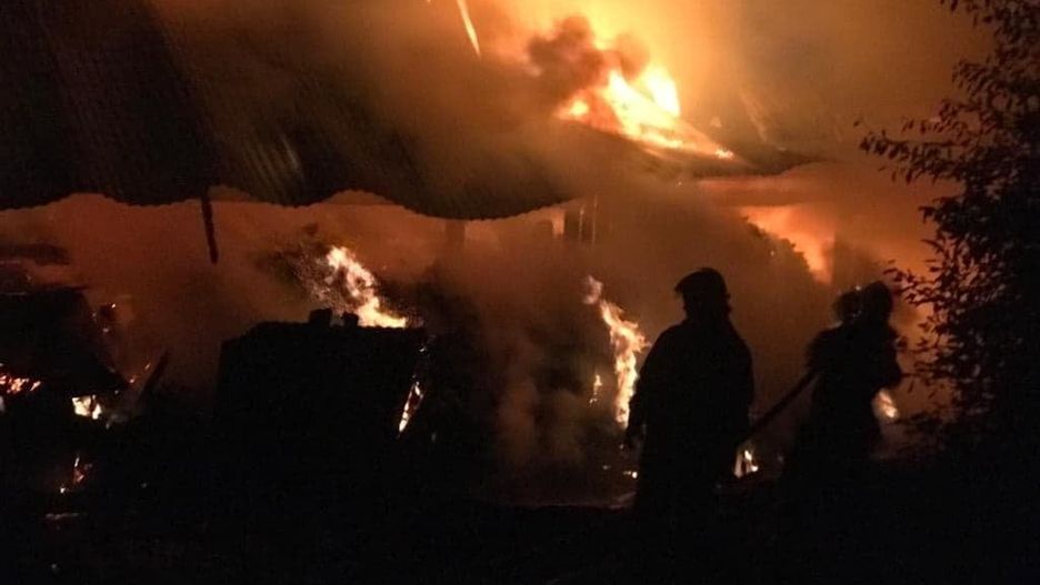 Pożar w Więciórce. Ugaszono ogień