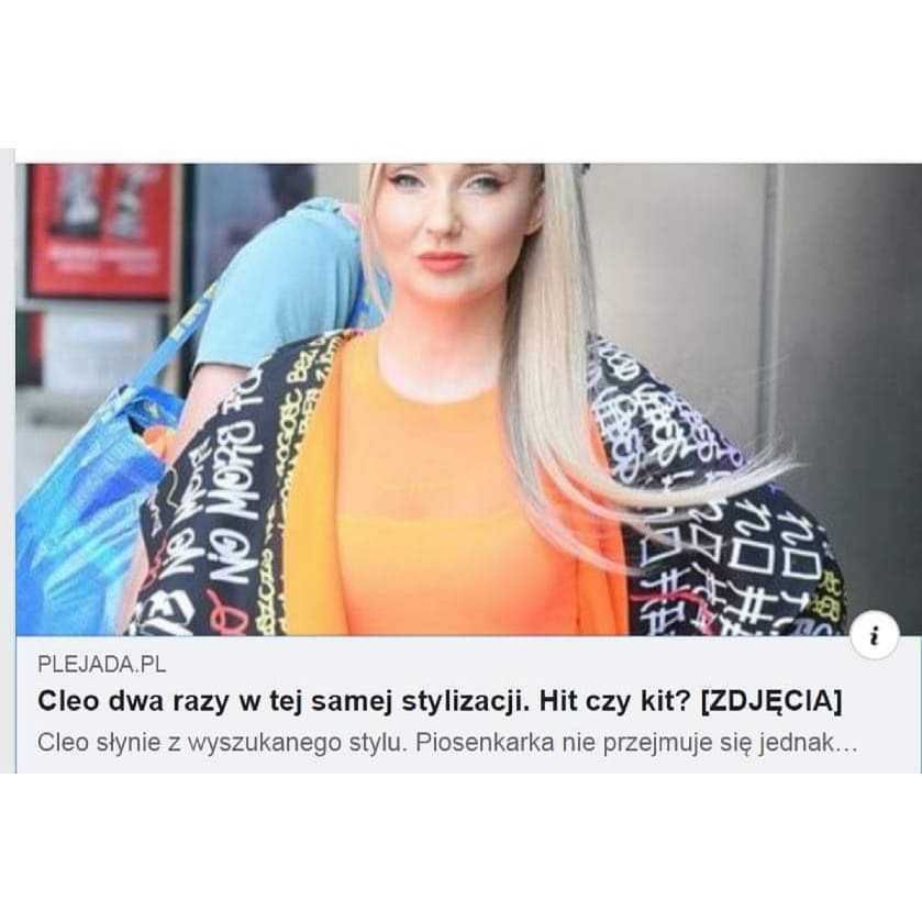Cleo wkurzyła się za artykuł na portalu Plejada.pl