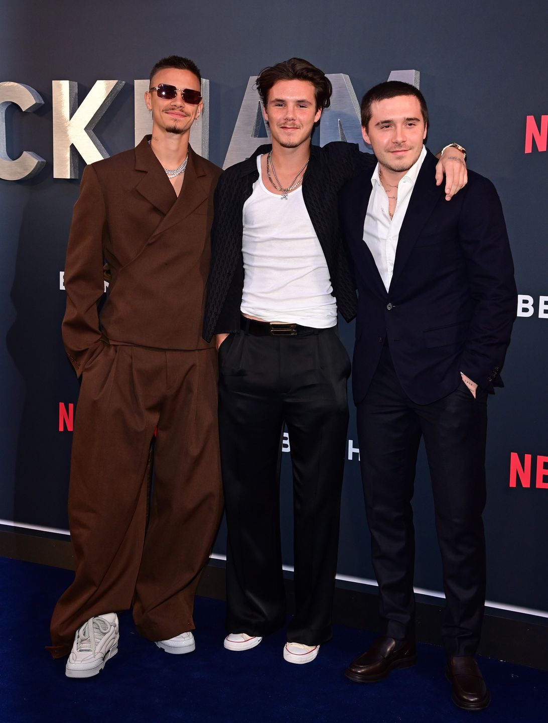 Romeo, Cruz i Brooklyn Beckhamowie