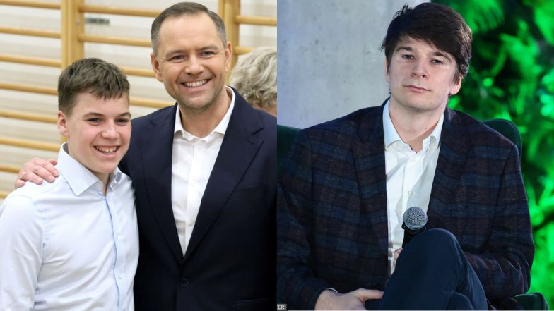 Karol Nawrocki z synami