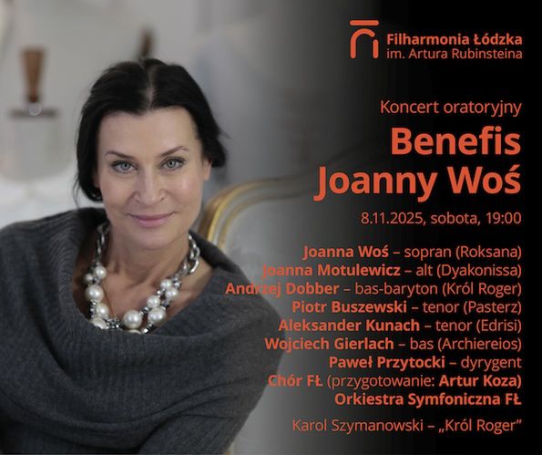 Benefis Joanny Woś w Filharmonii Łódzkiej © materiały promocyjne