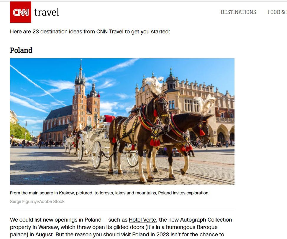 Polska otwiera ranking CNN