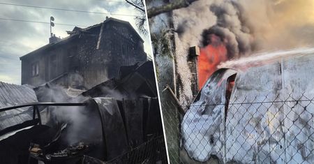 Kłęby dymu nad Krakowem. Na miejscu służby
