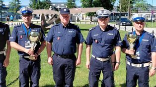 Nasz funkcjonariusz na konkursie wojewódzkim „Policjant Ruchu Drogowego"
