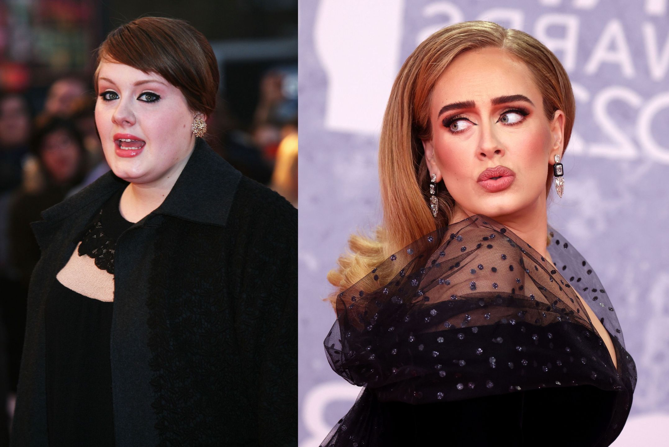Adele 2008 i 2022 rok