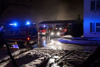 Płock: płonie wielka hala przemysłowa