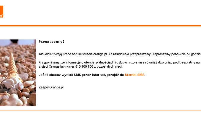 Co się dzieje ze stroną Orange? 1