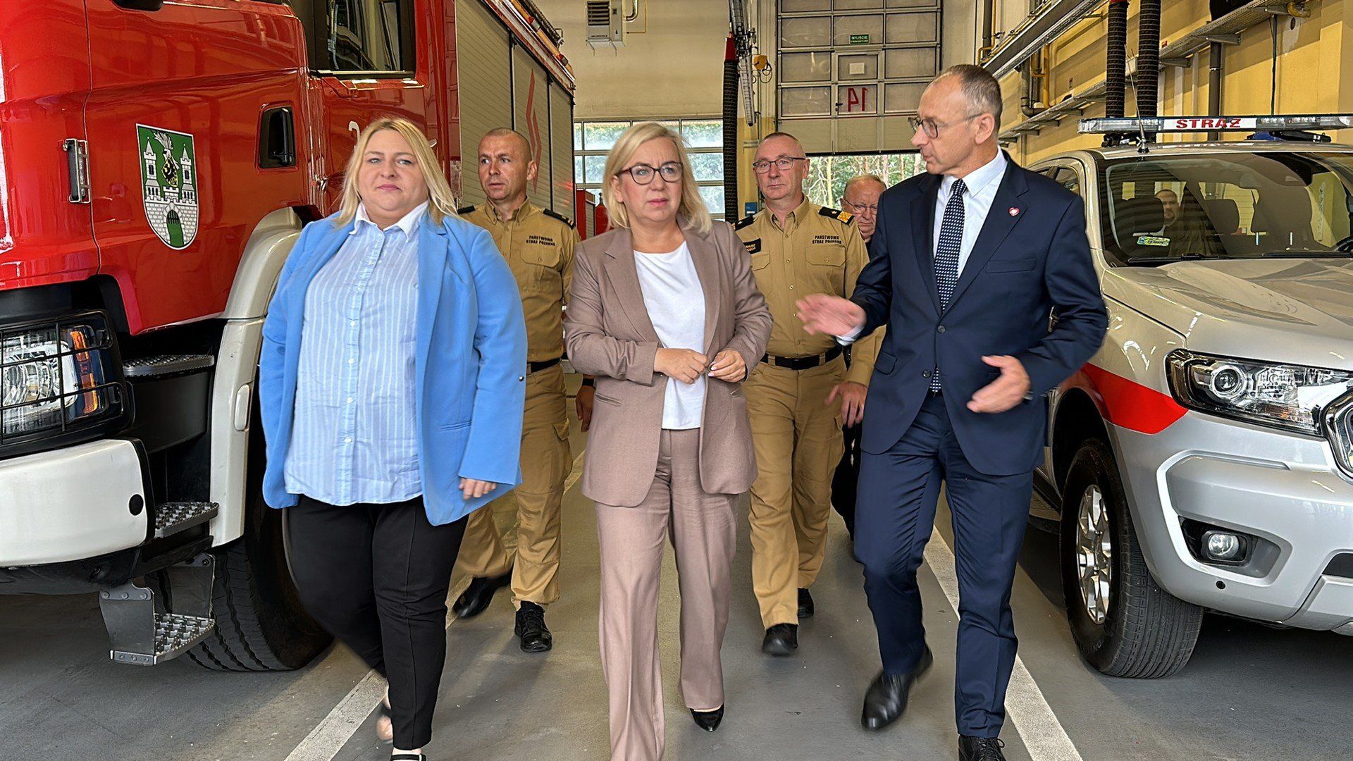 Wizyta ministry klimatu i środowiska Pauliny Hennig-Kloski w Zielonej Górze