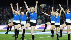 Cheerleaderki podczas meczu Ruch Chorzów - Wisła Kraków 1:2