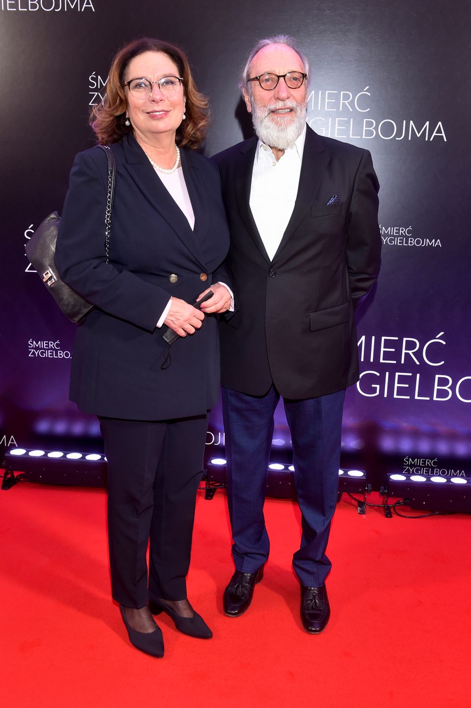 Małgorzata Kidawa-Błońska, Jan Kidawa-Błoński - premiera filmu "Śmierć Zygielbojma"