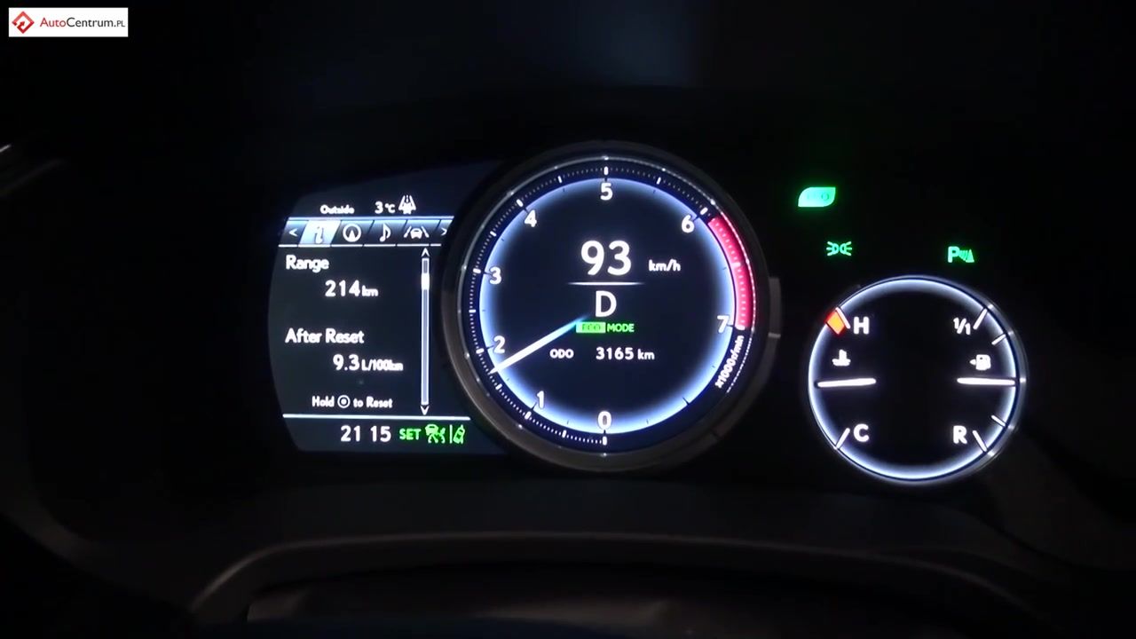 Lexus RX 200t 238 KM (AT) pomiar spalania WP Moto