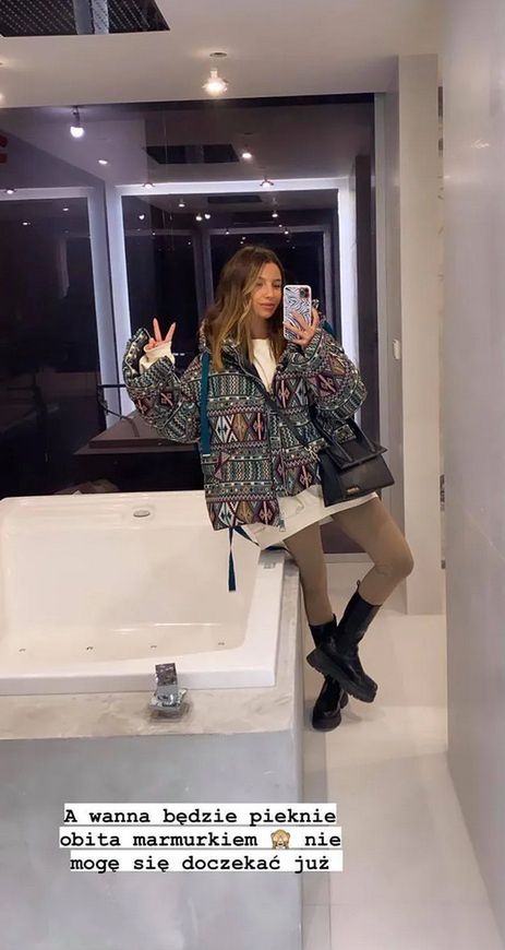 Julia Wieniawa przez cały czas remontu nowego mieszkania zdawała relacje z postępu prac na swoim Instagramie