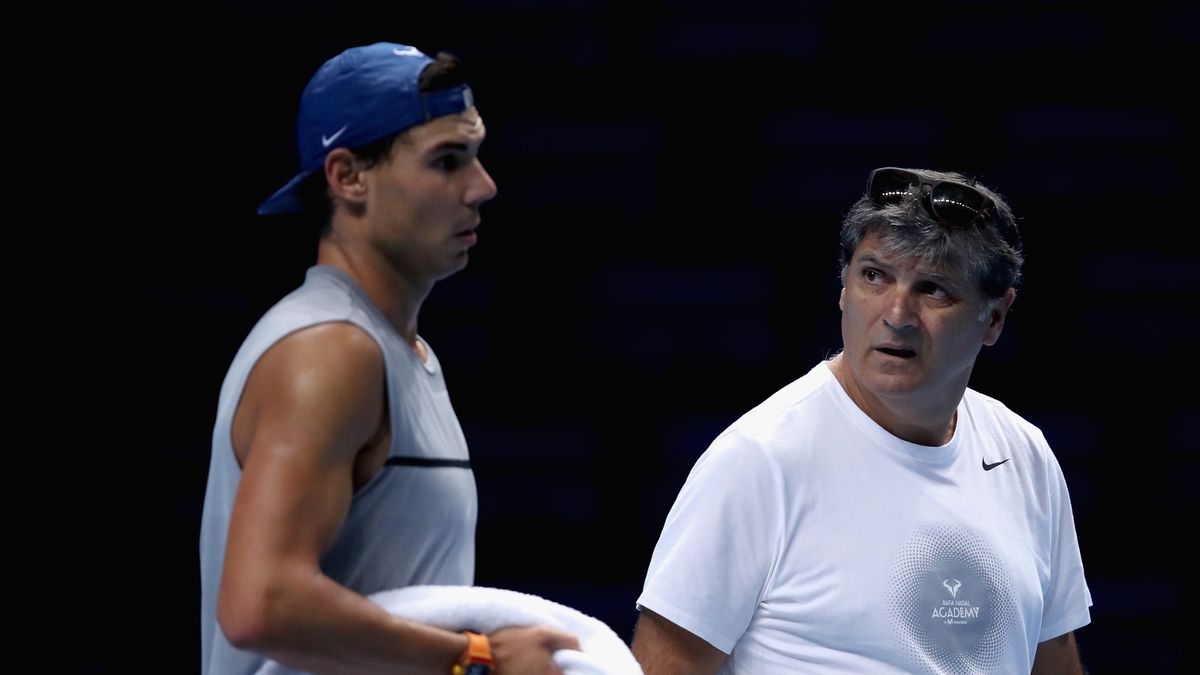 Getty Images / Julian Finney / Staff / Na zdjęciu: Rafael Nadal (z lewej) oraz Toni Nadal (z prawej)