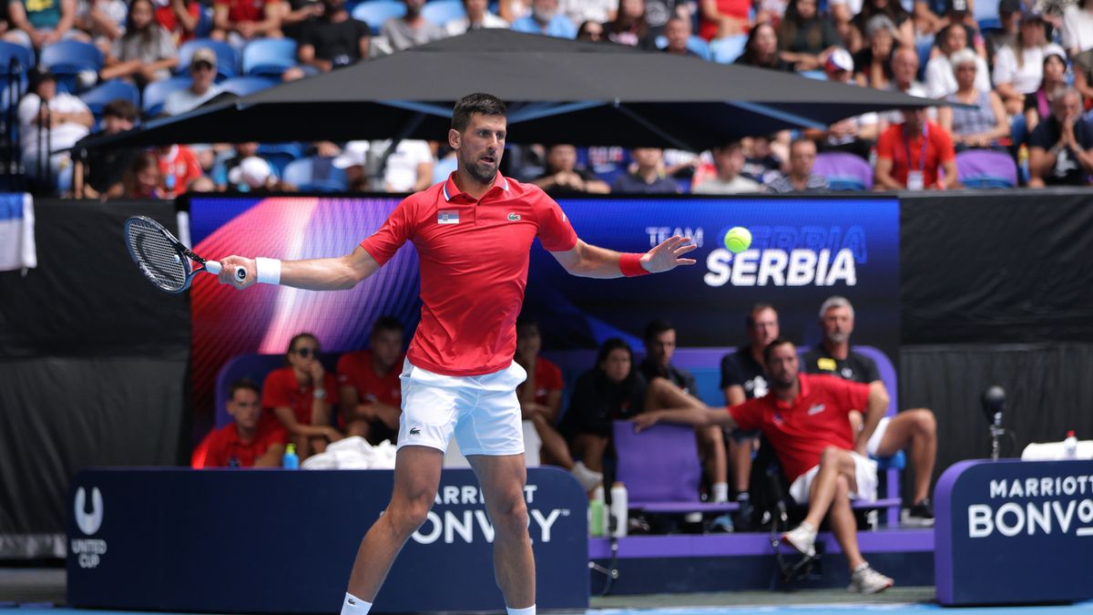 PAP/EPA / RICHARD WAINWRIGHT / Na zdjęciu: Novak Djoković