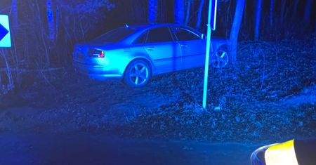Pościg za pijanym kierowcą audi. Próbował przejechać policjanta
