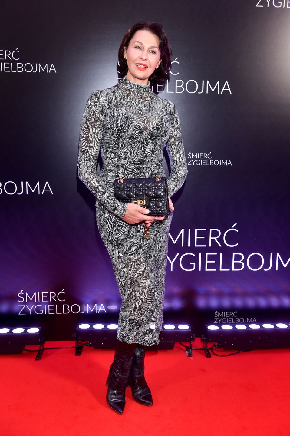 Anna Popek - premiera filmu "Śmierć Zygielbojma"
