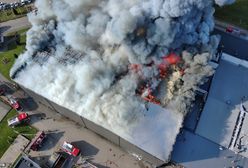 Pożar na Pomorzu. Płonie hala produkcyjna