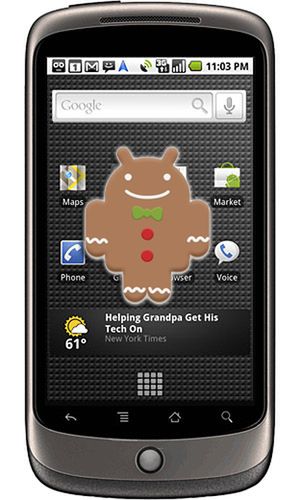 Google Nexus One z Androidem Gingerbread. Kiedy? 1