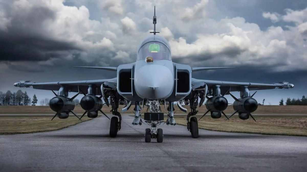 Myśliwce JAS-39 Gripen mają być znaczącym wzmocnieniem Ukrainy