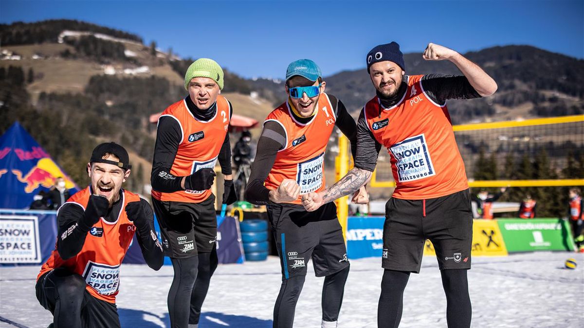 Materiały prasowe / CEV / Na zdjęciu: reprezentacja Polski w siatkówce na śniegu