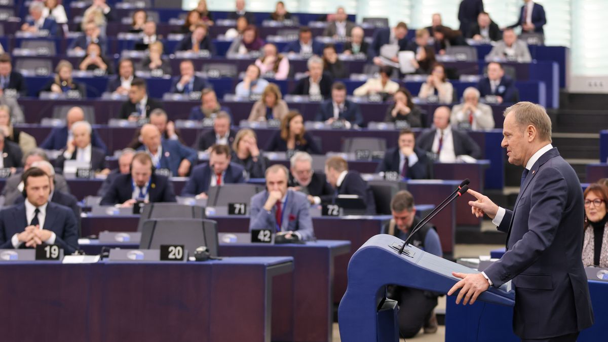 Premier Donald Tusk w Strasburgu 