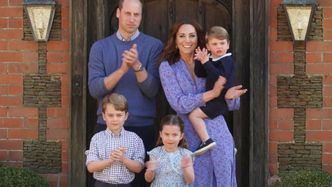 Książę William, Kate Middleton i ich dzieci oklaskują brytyjską służbę zdrowia (WIDEO)