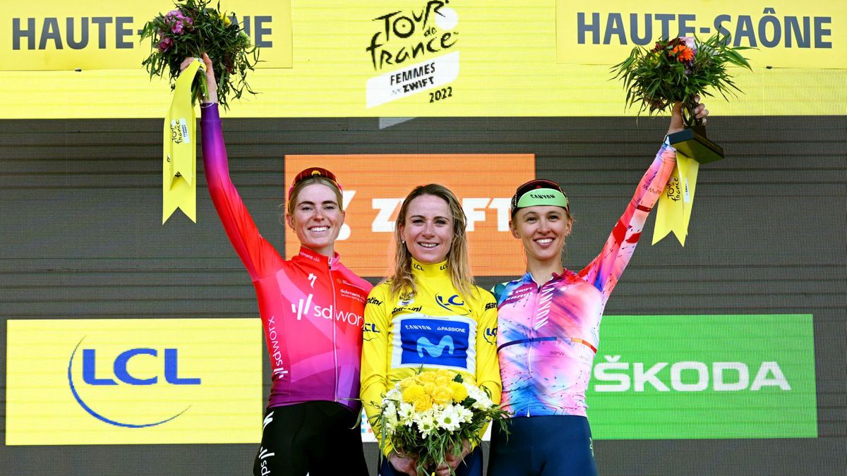 Zdjęcie okładkowe artykułu: Getty Images /  / Na zdjęciu: najlepsze kolarki Tour de France Femmes 2022