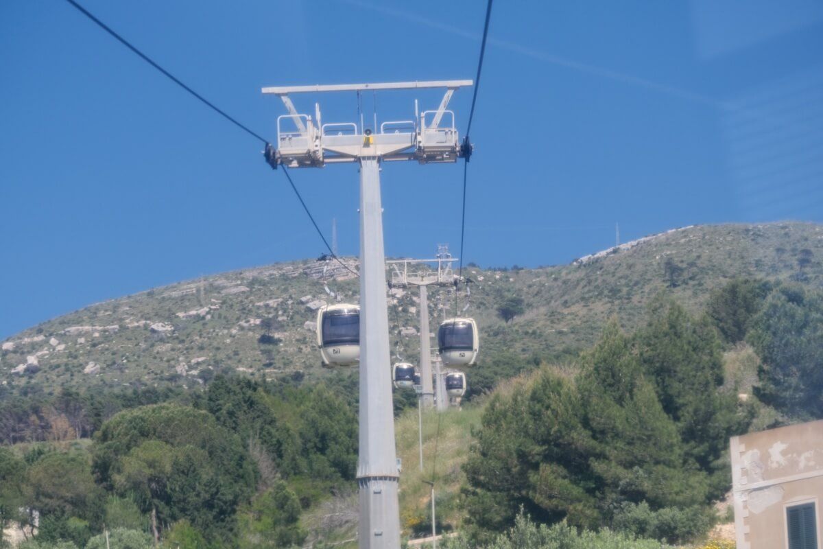 Kolejka linowa do Erice
