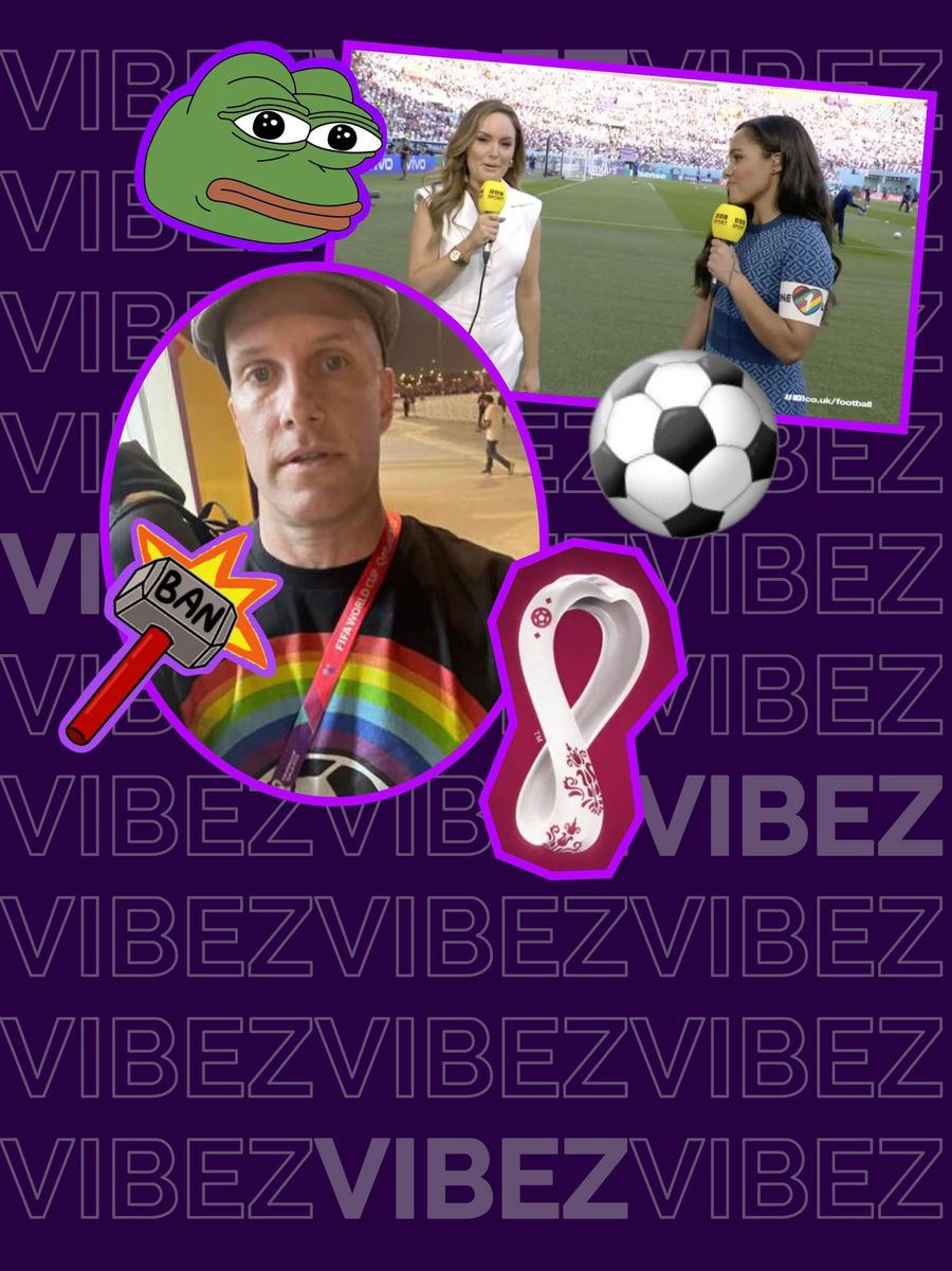 Opaski "One Love" zakazane na mundialu w Katarze. A dziennikarz z tęczową koszulką wyprowadzony ze stadionu