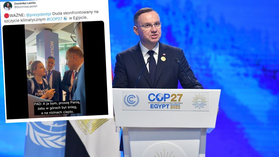 Duda dyskutuje z aktywistką klimatyczną: A ja bym chciał, żeby w górach był śnieg 