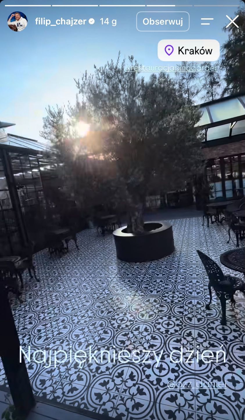 Restauracja, w której odbyło się weslee Chajzera