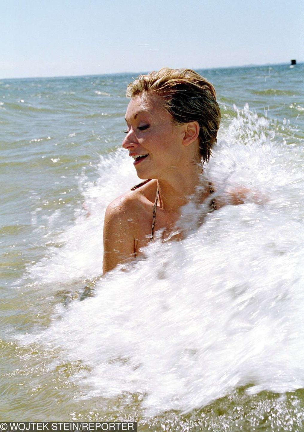 Martyna Wojciechowska w Międzyzdrojach 2001 rok