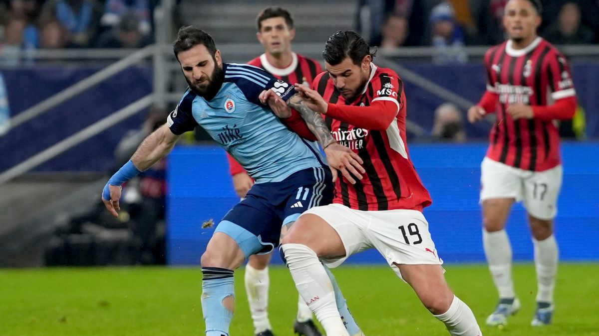 PAP/EPA / Jakub Gavlak / Mecz Ligi Mistrzów: Slovan Bratysława - AC Milan