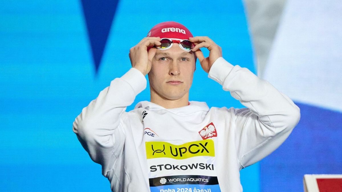 Materiały prasowe / Biuro Prasowe Polskiego Związku Pływackiego, fot. Rafał Oleksiewicz / Na zdjęciu: Kacper Stokowski