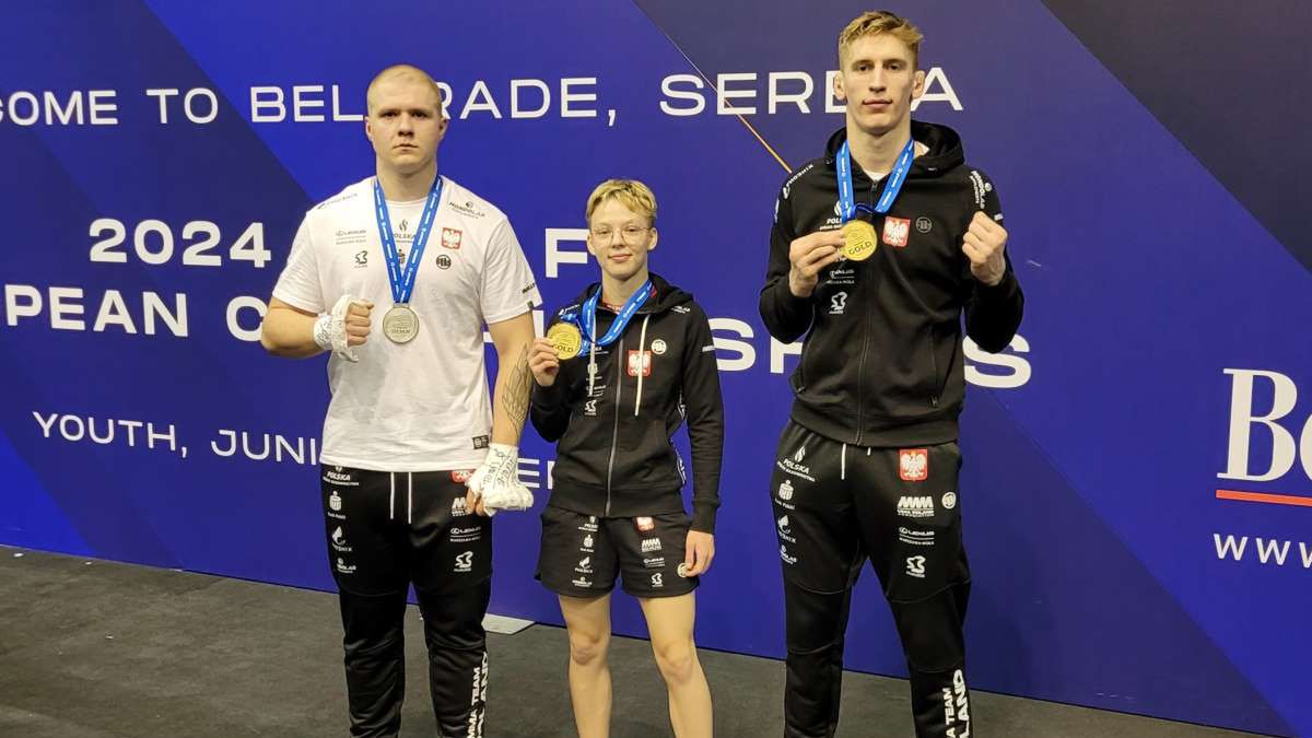 Dwa złota i srebro juniorów w finałach Mistrzostw Europy MMA 2024