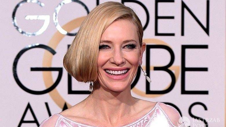 Biżuteria: Tiffany & Co. Kreacja: Givenchy. Cate Blanchett, Złote Globy 2016 (fot. East News)