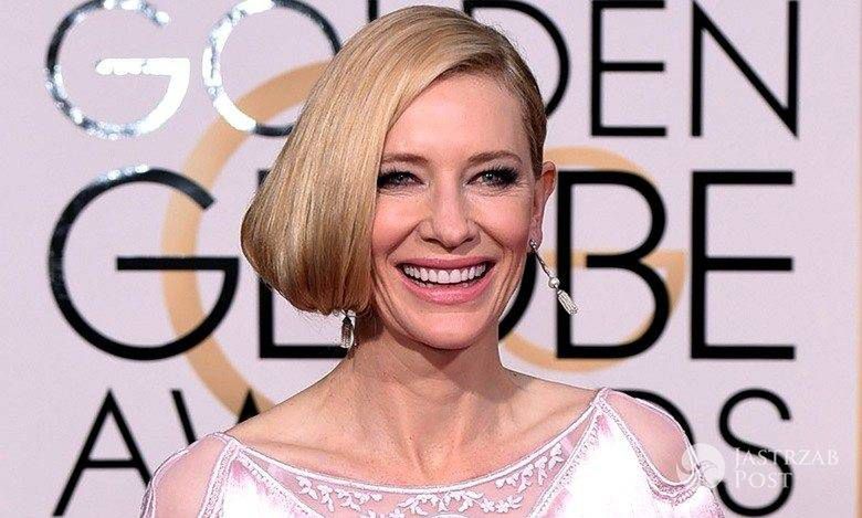 Biżuteria: Tiffany & Co. Kreacja: Givenchy. Cate Blanchett, Złote Globy 2016 (fot. East News)