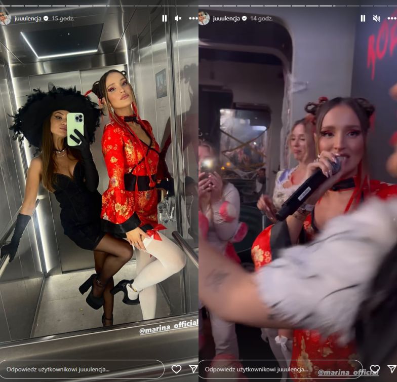 Marina Łuczenko świętuje Halloween w celebryckim gronie