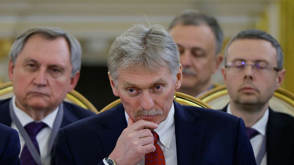 Temporary
Kremlin spokesman Dmitry Peskov attends a meeting of the Supreme Eurasian Economic Council at the summit of the Eurasian Economic Union (EAEU) in Moscow on May 8, 2024. (Photo by Evgenia Novozhenina / POOL / AFP)
EVGENIA NOVOZHENINA