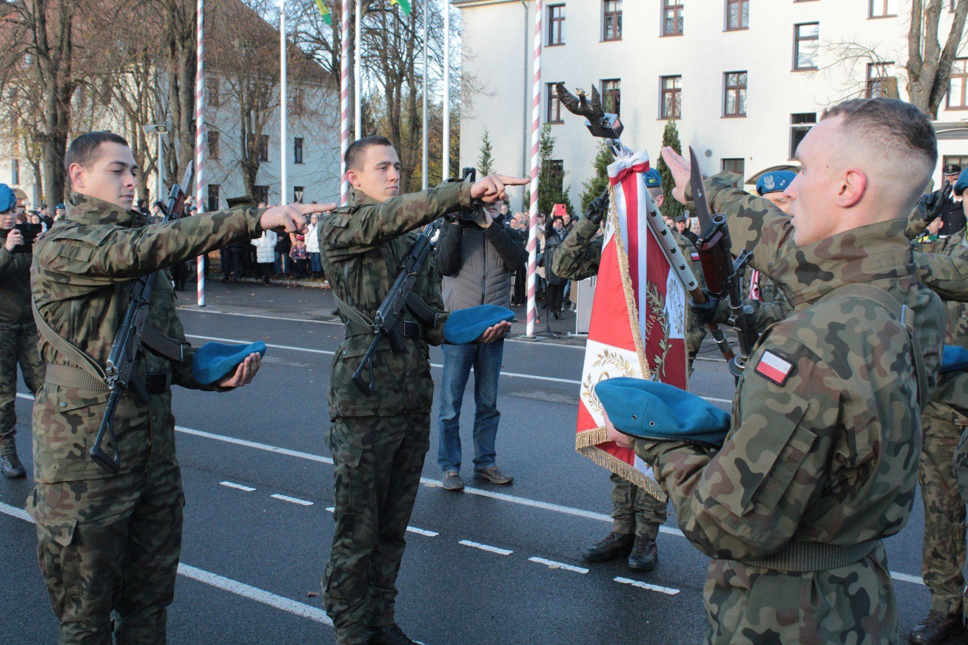 Przysięga w 8. Koszalińskim Pułku Przeciwlotniczym