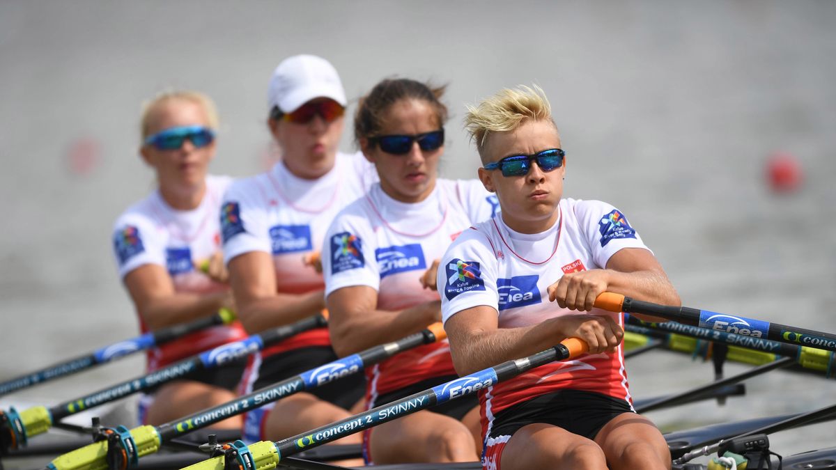 PAP / Bartłomiej Zborowski / Polska czwórka podwójna na MŚ w Płowdiwie
