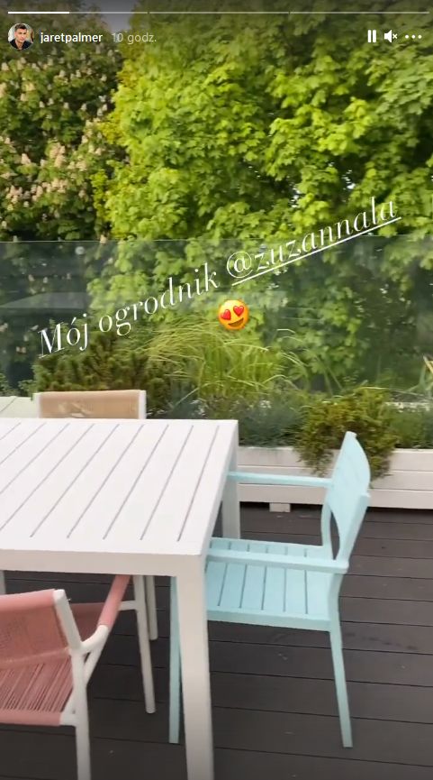 Jarosław Bieniuk prezentuje odświeżony taras
