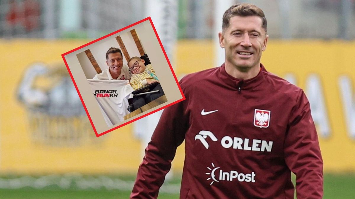 PAP / Art Service/ instagram.com/stories/_rl9 / Na zdjęciu: Robert Lewandowski/ w ramce: z Frankiem Trzęsowskim