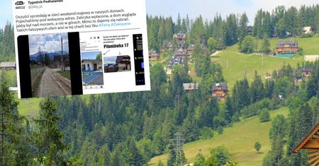 Ogłoszenie o wynajęcie domku na majówkę. Pojechali pod wskazany adres