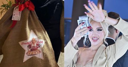 Caroline Derpienski przygotowała "dolarsowe" worki z prezentami dla potrzebujących. "Sama wszystko zorganizowałam"